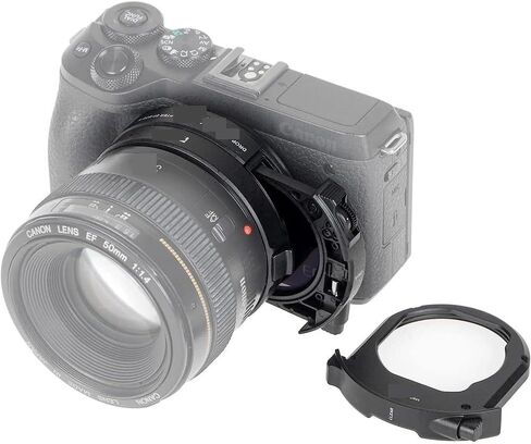 حلقة مهايئ تركيب فلتر Meike MK-EFTM-C لعدسة Canon EF Mount إلى EOS-M M2 M3 M5 M6 M6 II M10 M50 M50 II M100 M200 (مرشح شفاف) in Kuwait
