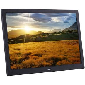 إطارات صور رقمية رفيعة للغاية مقاس 15 بوصة LCD إطار صورة رقمي شاشة عريضة متعددة الوظائف عالية الدقة، أفلام MP3، شاشة AA، 1280 * 800، in Saudi Arabia