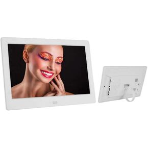 إطار صور رقمي إلكتروني ذكي عالي الدقة مقاس 10.1 بوصة، إصدار شبكة WiFi، دقة 1024 * 600 HD IPS شاشة جديدة، مستشعر حركة، تشغيل الموسيقى/الفيديو، in Kuwait