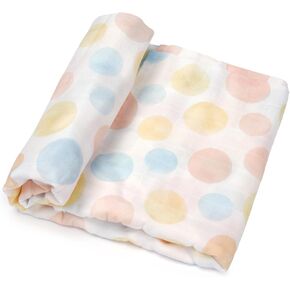 HECCEI Baby Swaddle Blankets, 70% Bamboo 30% Cotton Muslin Swaddle Blanket, Large Breathable Receiving Blankets for Newborn, Boy and Girl Swaddles, Registry & Gift, 47 x 47 inches in Kuwait