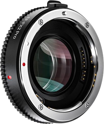 VILTROX EF-FX2 Pro Lens Adapter Auto Focus 0.71x Focal Reducer Speed Booster Adapter Compatible with Canon EF Mount Lens to Fuji X-Mount Cameras X-T2 X-T3 X-T10 X-T20 X-T100 X-PRO 2 X-E3 X-A20 in Kuwait