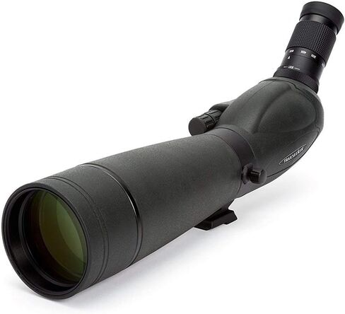 Celestron - نطاق اكتشاف TrailSeeker 80 - عدسة تكبير 20-60x - عرض ساطع وعالي الدقة مع بصريات XLT متعددة المغلفة بالكامل - تركيز مزدوج وحامل ثلاثي القوائم دوار - الطيور والحياة البرية in Kuwait