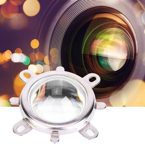 LED عدسة عاكس كوب كوليماتور قوس ثابت 44 مم عدسة زجاجية بصرية 50 مم عاكس لأضواء LED ضوء السيارة ضوء الشارع مصباح التعدين ضوء العارض (زاوية مضيئة 60 درجة) in Kuwait