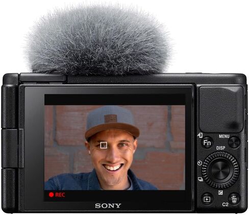 كاميرا Sony ZV-1 الرقمية (أسود) (DCZV1/B) + بطاقة ذاكرة سعة 64 جيجابايت + قارئ بطاقات + حقيبة ناعمة فاخرة + حامل ثلاثي مرن + محفظة ذاكرة + طقم تنظيف (متجدد) in Saudi Arabia