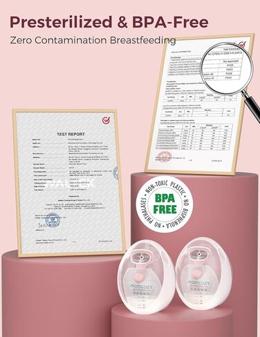 Momcozy Wearable Milk Collection Cups with Storage Bags (5 oz), Direct-to-Bag Breast Milk Bag Combo, Breast Pump Parts for Momcozy V1 Pro/V2 Pro/V1/V2 Pump & Most Electric Breast Pumps, 2 Pack in Saudi Arabia