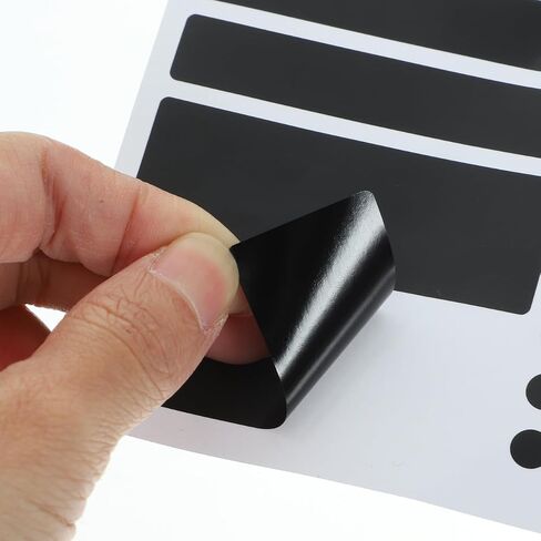 jojofuny Led Light Blocking Stickers 2 Sheets Black PVC Adhesive Dimming Covers for Routers Tv Electronics Adjustable Light Filter in Saudi Arabia