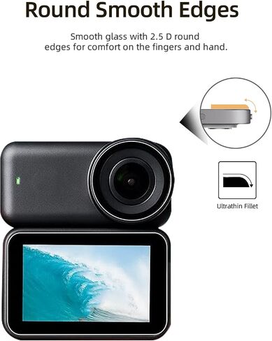 Screen Protector for DJI Osmo Nano camera, Ultra Clear Tempered Glass Screen Protector,Easy Installation,Anti-Scratch,HD Quality,(3 Pack) in Saudi Arabia