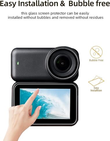 Screen Protector for DJI Osmo Nano camera, Ultra Clear Tempered Glass Screen Protector,Easy Installation,Anti-Scratch,HD Quality,(3 Pack) in Saudi Arabia