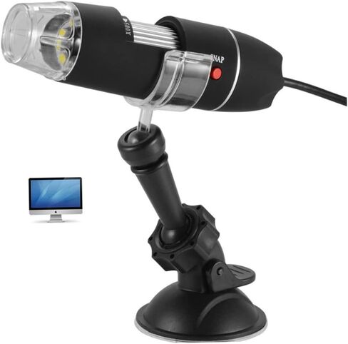 Gadpiparty Handheld Digital Microscope 40x-1000x High Resolution for Photo/Video Production in Saudi Arabia