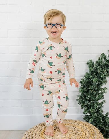 moimoln Sibling Matching 6M-8Y Cotton Modal Snug-Fit Pajamas Baby to Kids in Saudi Arabia