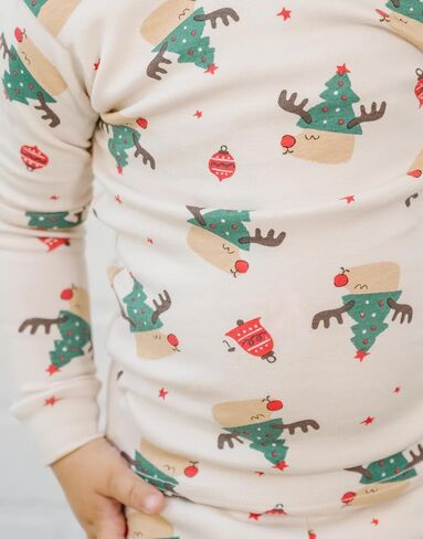 moimoln Sibling Matching 6M-8Y Cotton Modal Snug-Fit Pajamas Baby to Kids in Saudi Arabia