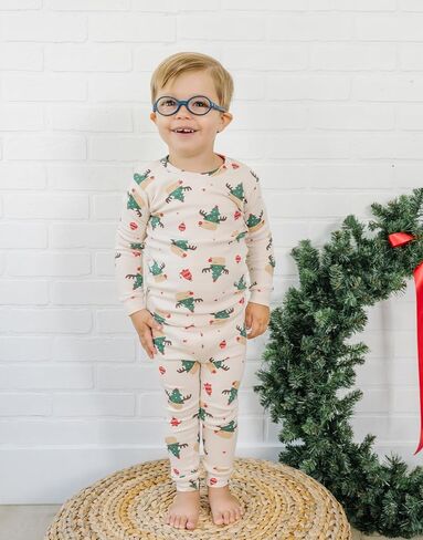 moimoln Sibling Matching 6M-8Y Cotton Modal Snug-Fit Pajamas Baby to Kids in Saudi Arabia