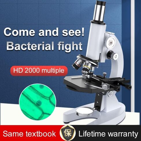 طقم مجهر Microscope2000x-5000x مجهر بيولوجي عالي الدقة 9 قطعة ملحقات محولات عدسة المجهر in Saudi Arabia