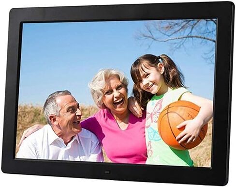 إطار صور رقمي 10.1 بوصة 16:9 LED HD إطار صورة إلكتروني 1024x600 عالي الدقة يدعم USB وبطاقة SD مع مشغل فيديو على مدار الساعة وتقويم هدية عالية الجودة، in Kuwait