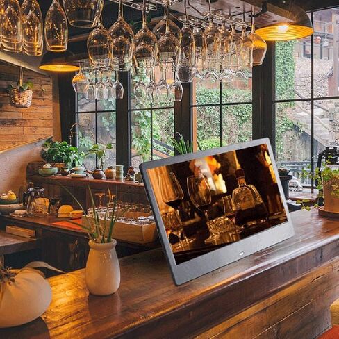 إطار صور رقمي 10.1 بوصة 16:9 LED HD إطار صورة إلكتروني 1024x600 عالي الدقة يدعم USB وبطاقة SD مع مشغل فيديو على مدار الساعة وتقويم هدية عالية الجودة، in Kuwait