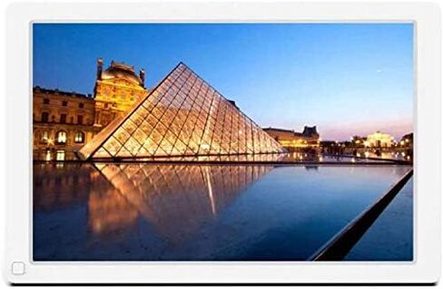 إطارات الصور الرقمية إطار صور رقمي، إطار صور إلكتروني مقاس 10 بوصة - شاشة عريضة 1920 * 1200 صورة عالية الدقة - آلة إعلان إلكترونية، إطار صور (أبيض 10.1) in Kuwait