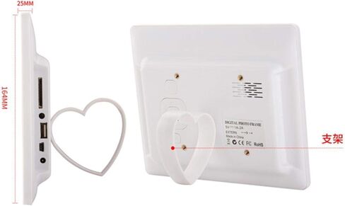 للهدايا، هاتف محمول قابل للاستبدال، شاشة LED 8 بوصة، مشغل فيديو، إطار صور رقمي مع أجزاء آلة حلقة الفيديو، in Kuwait
