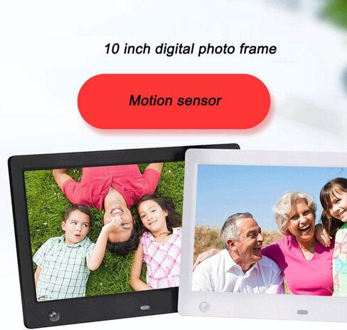 Digital Photo Frames 10.1-inch with Motion Sensor 1024 * 600 Resolution Photo/Video/Music Player with Automatic Switch Timer, in Saudi Arabia