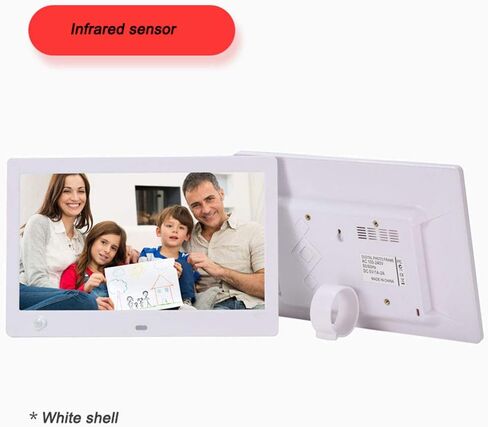 Digital Photo Frames 10.1-inch with Motion Sensor 1024 * 600 Resolution Photo/Video/Music Player with Automatic Switch Timer, in Saudi Arabia