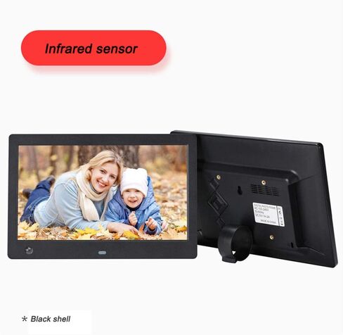 Digital Photo Frames 10.1-inch with Motion Sensor 1024 * 600 Resolution Photo/Video/Music Player with Automatic Switch Timer, in Saudi Arabia