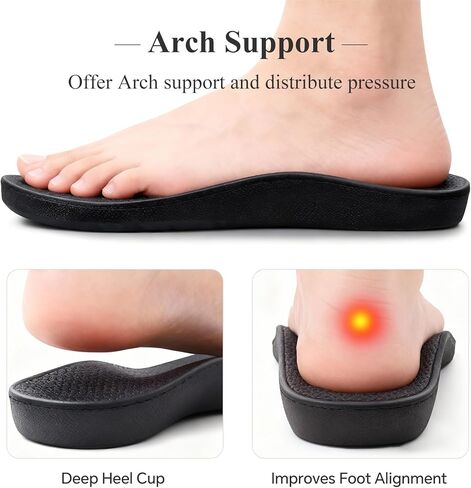 Slippers for Women Memory Foam Slippers with Arch Support for Women Non-Slip Indoor House Shoes Plush Terry Lining Comfort Rubber Sole Open Toe Bedroom Fuzzy Men Slipper in Saudi Arabia