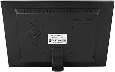 إطارات الصور الرقمية 12.1 بوصة إطار صور رقمي، شاشة عرض IPS بدقة 1280 * 800 - منبه تقويم مشغل الموسيقى/الفيديو تشغيل/إيقاف تلقائي، إطار صورة رقمي (ذهبي 12) in Kuwait