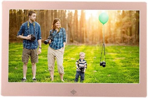 Digital Photo Frame 10 Inch Digital Picture Frame with 1366x768 HD Screen, Support SD Card, USB, Calendar Alarm Clock Quality Gift, in Saudi Arabia