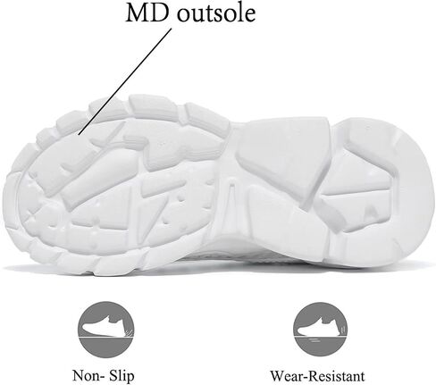 Womens Running Tennis Shoes Slip on Walking Fashion Athletic Sneakers Work Gym Comfort Lightweight Mesh Soft Sole in Saudi Arabia