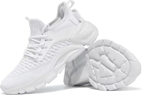 Womens Running Tennis Shoes Slip on Walking Fashion Athletic Sneakers Work Gym Comfort Lightweight Mesh Soft Sole in Saudi Arabia