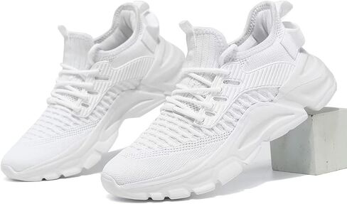 Womens Running Tennis Shoes Slip on Walking Fashion Athletic Sneakers Work Gym Comfort Lightweight Mesh Soft Sole in Saudi Arabia
