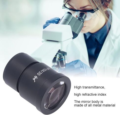 WF10X/20 Microscope Len Laboratory Biological Microscope Len Microscope Eyepiece Interface Diameter 30mm / 1.2in for Laboratories, Schools in Saudi Arabia