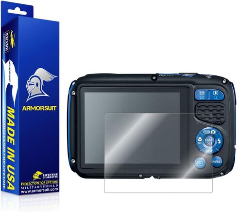 ArmorSuit Canon PowerShot D30 واقي شاشة الكاميرا تغطية كاملة واقي شاشة MilitaryShield لـ Canon PowerShot D30 - فيلم شفاف عالي الدقة مضاد للفقاعات in Saudi Arabia