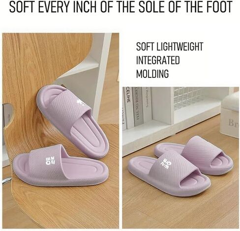 Bathroom Slippers for Men Women,Shower Shoes Thickened,Slippers Indoor Home Beach Non Slip Anti-Slip Quick Drying Pool Slides in Saudi Arabia