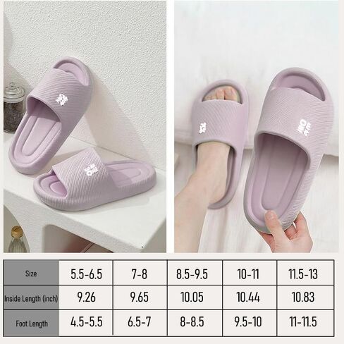Bathroom Slippers for Men Women,Shower Shoes Thickened,Slippers Indoor Home Beach Non Slip Anti-Slip Quick Drying Pool Slides in Saudi Arabia