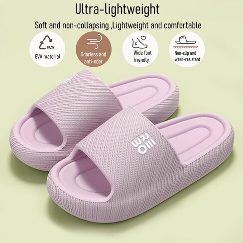 Bathroom Slippers for Men Women,Shower Shoes Thickened,Slippers Indoor Home Beach Non Slip Anti-Slip Quick Drying Pool Slides in Saudi Arabia