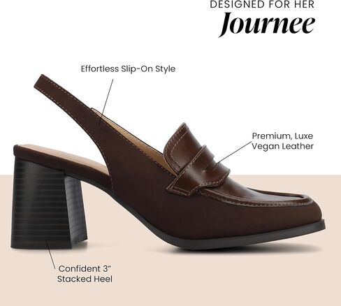 Journee Collection Women's Henrika Moc-Toe Pumps in Saudi Arabia