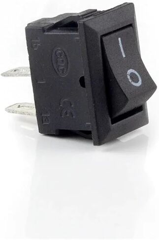 10 قطعة مفتاح زر الدفع 10x15 مللي متر SPST 2Pin 3A 250 فولت KCD11 مفتاح تشغيل/إيقاف الروك 10 مللي متر * 15 مللي متر أسود أحمر وأبيض (أبيض) in Saudi Arabia