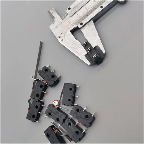 5Pcs Limit Switch NO NC 3 Pins PCB Terminals SPDT 5A 125V 250V 29mm Roller Arc Lever Snap Action Push Microswitches(ZW12-B) in Saudi Arabia
