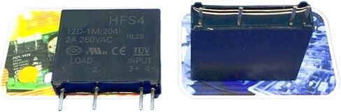 مرحل الحالة الصلبة HFS4-12D-1M (204) AC نوع عشوائي M- نوع الرصاص خارج دبوس 2A250VAC in Saudi Arabia