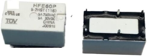 مرحل التثبيت المغناطيسي HFE60P-5-2HST (116) مجموعتان من الحالة الأحادية المستقرة 5A250VAC المفتوحة عادةً in Saudi Arabia