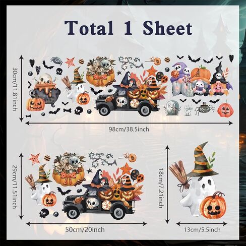 Fall Wall Sticker Thanksgiving Harvest Wall Decals for Kids Room Autumn Pumpkin Maple Leaves Home Decoration for Living Room Bedroom in Kuwait