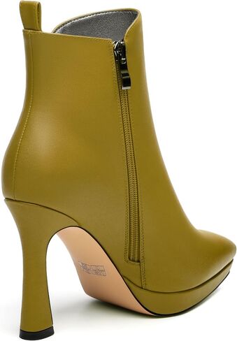 Women's ankle boots, high heels, thick soled shoes, pointed and sexy winter boots 4 In Stiletto High Heel in Saudi Arabia