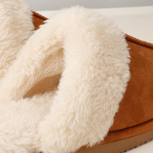 Women's Soft Cozy Indoor Slippers with Non-Slip Slide Design for Bedroom and Home Use in Saudi Arabia