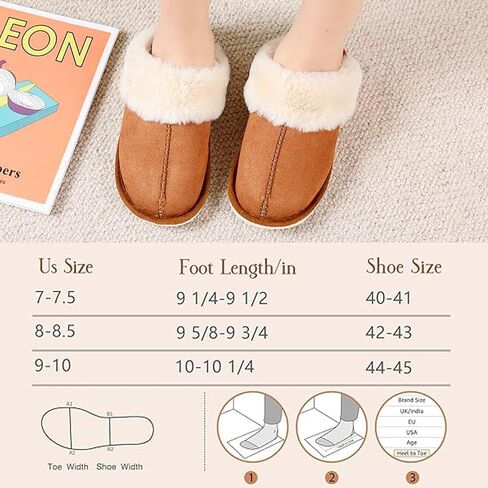 Women's Soft Cozy Indoor Slippers with Non-Slip Slide Design for Bedroom and Home Use in Saudi Arabia