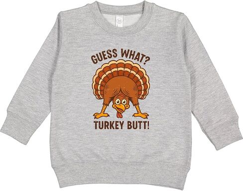 inktastic Guess What Turkey Butt Toddler Sweatshirt in Kuwait