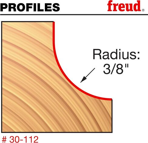 Freud 30-112: 3/8" Radius Cove Bit with 1/2" Shank in Saudi Arabia