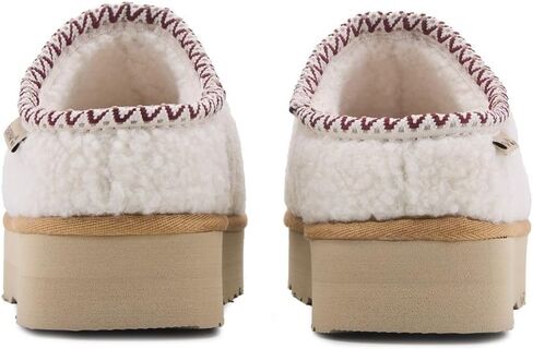 شبشب BEARPAW Snuggle Martis للسيدات - 3190 واط أبيض شتوي - 8 متوسط in Saudi Arabia