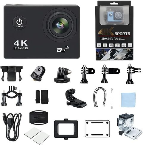 Motorcycle Helmet Camera for Shaft SH 212, Portable Action Camera, Helmet Cam for Cycling, 140° Wide Angle Dash Cam, Motorcycle Helmet Accessories, B 64GB in Saudi Arabia