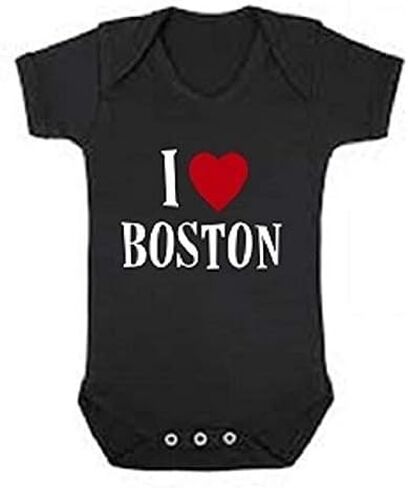 I love boston baby onesie ® girl clothes southie infant boy one piece bodysuit shower gift in Saudi Arabia