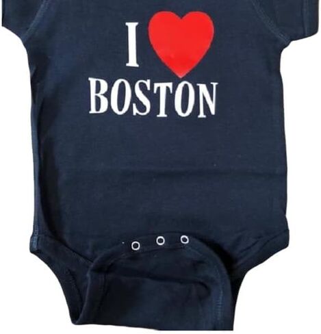 I love boston baby onesie ® girl clothes southie infant boy one piece bodysuit shower gift in Saudi Arabia